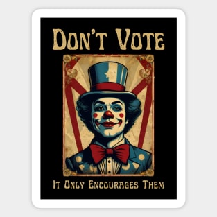 Funny Election 2024 Vintage Clown Magnet